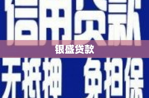 六枝银盛贷款