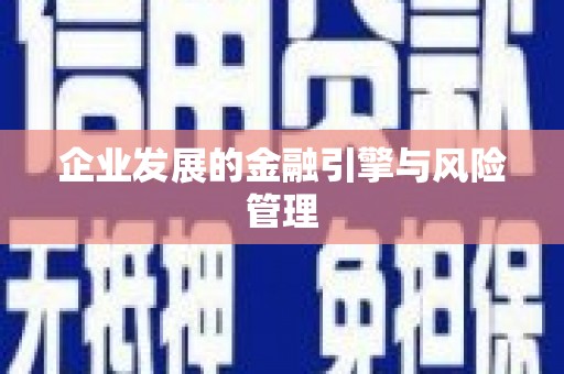 蒲江企业发展的金融引擎与风险管理