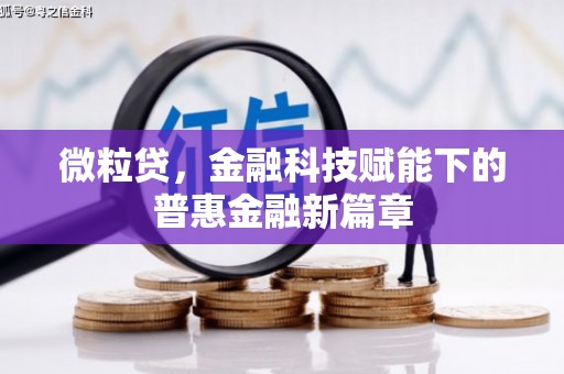彭山微粒贷，金融科技赋能下的普惠金融新篇章