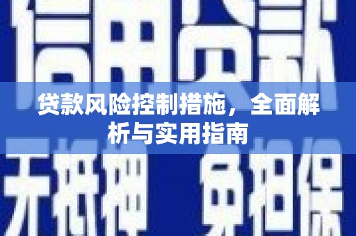 洪雅贷款风险控制措施，全面解析与实用指南