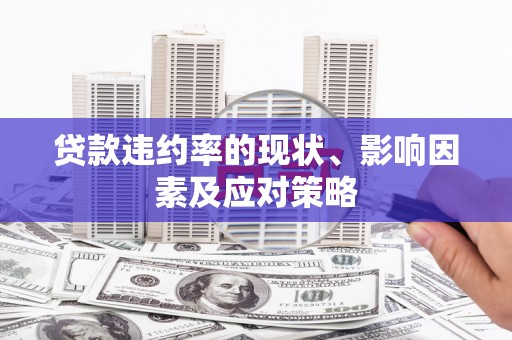 泰和贷款违约率的现状、影响因素及应对策略