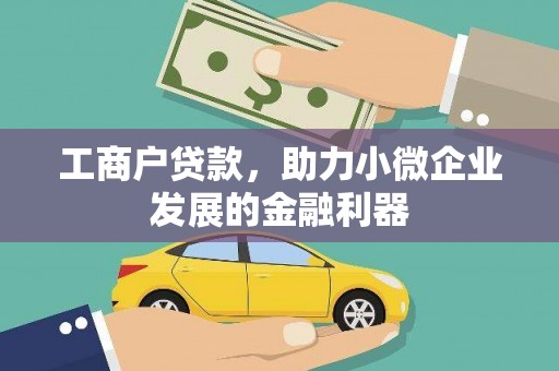 岱山工商户贷款，助力小微企业发展的金融利器