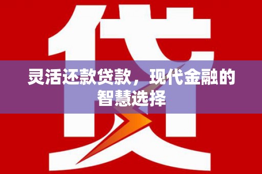 旬阳灵活还款贷款，现代金融的智慧选择