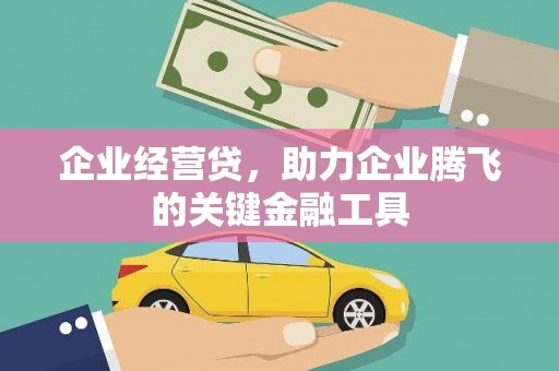 五原企业经营贷，助力企业腾飞的关键金融工具