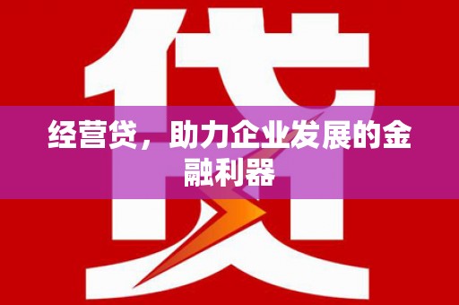 五原经营贷，助力企业发展的金融利器