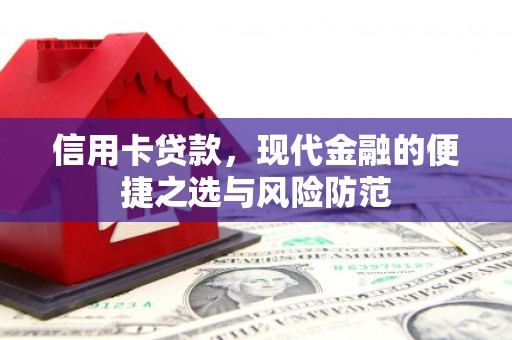 和静信用卡贷款，现代金融的便捷之选与风险防范