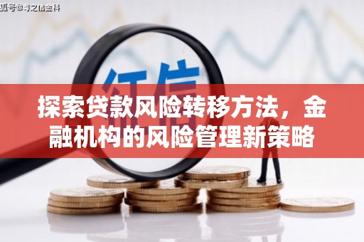 屯昌探索贷款风险转移方法，金融机构的风险管理新策略