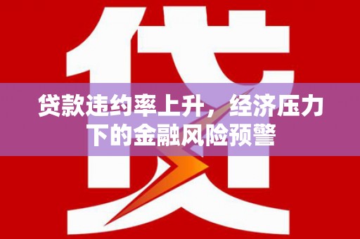 江源贷款违约率上升，经济压力下的金融风险预警
