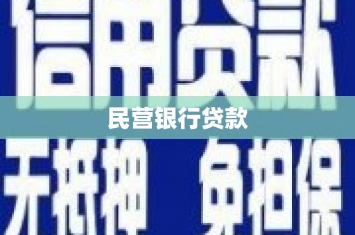 横栏民营银行贷款