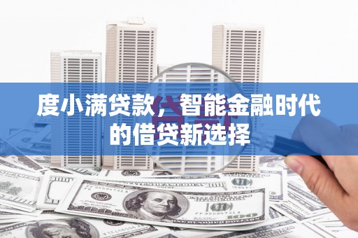 卢龙度小满贷款，智能金融时代的借贷新选择