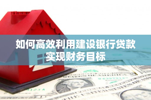 明山如何高效利用建设银行贷款实现财务目标