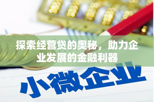 阳江探索经营贷的奥秘，助力企业发展的金融利器