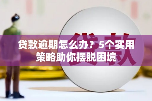 仪陇贷款逾期怎么办？5个实用策略助你摆脱困境