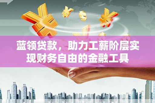 仁化蓝领贷款，助力工薪阶层实现财务自由的金融工具