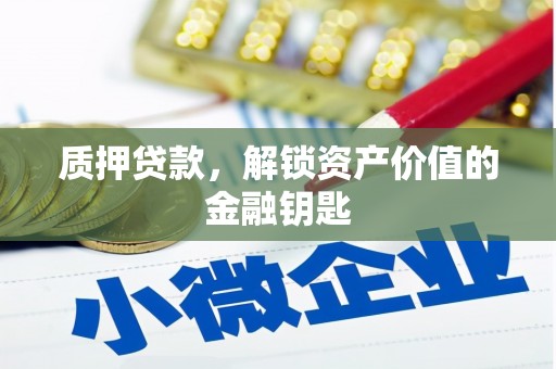 玉井质押贷款，解锁资产价值的金融钥匙