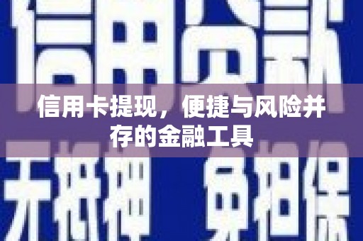 隆安信用卡提现，便捷与风险并存的金融工具