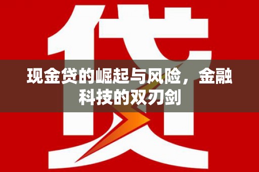 蒙自现金贷的崛起与风险，金融科技的双刃剑