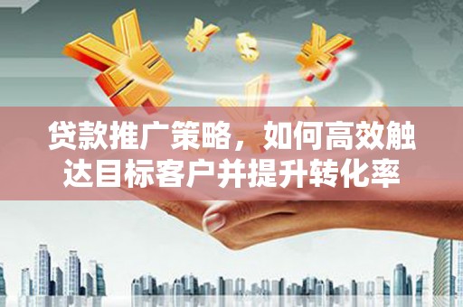 南充贷款推广策略，如何高效触达目标客户并提升转化率