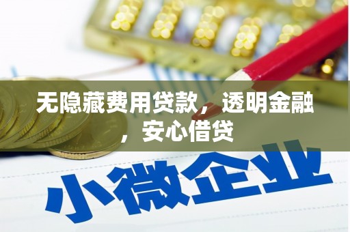 章丘无隐藏费用贷款，透明金融，安心借贷
