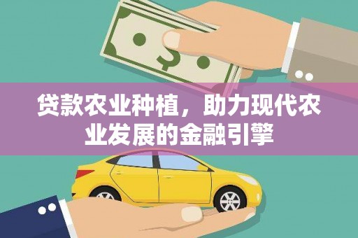 任县贷款农业种植，助力现代农业发展的金融引擎