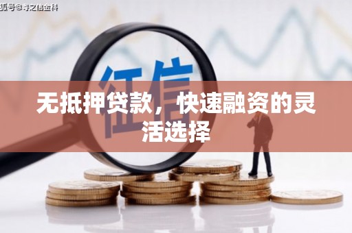 张店无抵押贷款，快速融资的灵活选择