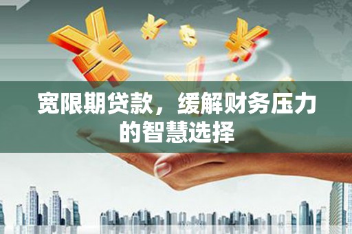 工业园区宽限期贷款，缓解财务压力的智慧选择