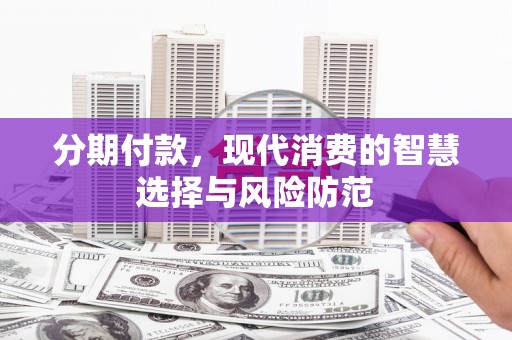 工业园区分期付款，现代消费的智慧选择与风险防范