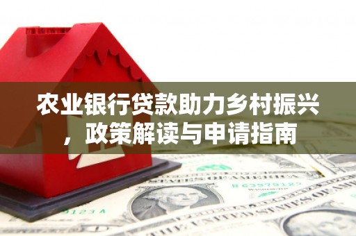 新干农业银行贷款助力乡村振兴，政策解读与申请指南
