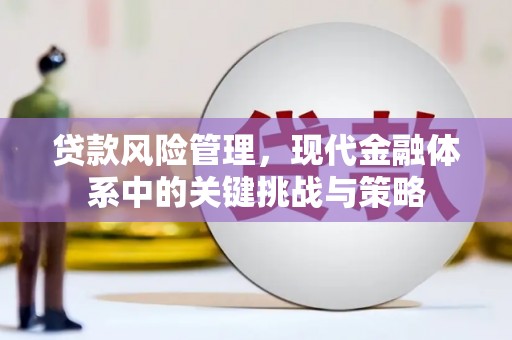 茅箭贷款风险管理，现代金融体系中的关键挑战与策略
