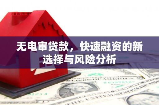 沁阳无电审贷款，快速融资的新选择与风险分析
