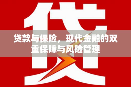 建湖贷款与保险，现代金融的双重保障与风险管理