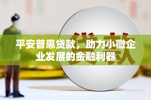 云溪平安普惠贷款，助力小微企业发展的金融利器