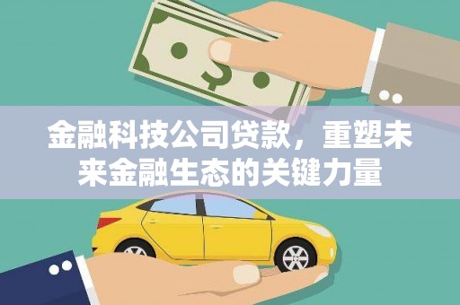 霍城金融科技公司贷款，重塑未来金融生态的关键力量