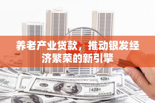 舞钢养老产业贷款，推动银发经济繁荣的新引擎