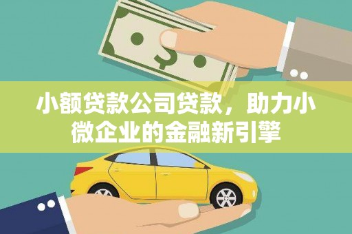 丹凤小额贷款公司贷款，助力小微企业的金融新引擎