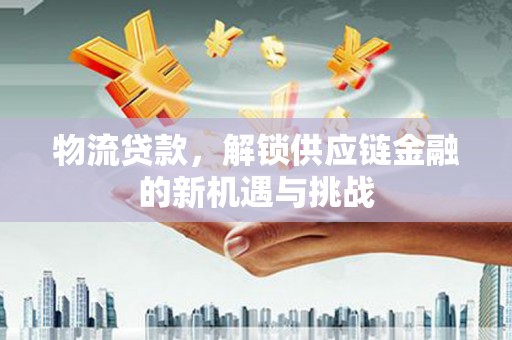 丹凤物流贷款，解锁供应链金融的新机遇与挑战
