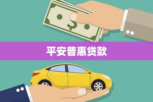 长洲平安普惠贷款