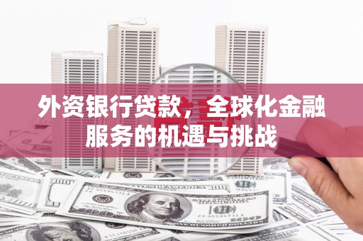 南和外资银行贷款，全球化金融服务的机遇与挑战