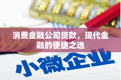 上甘岭消费金融公司贷款，现代金融的便捷之选