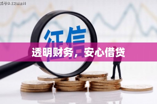 萧县透明财务，安心借贷