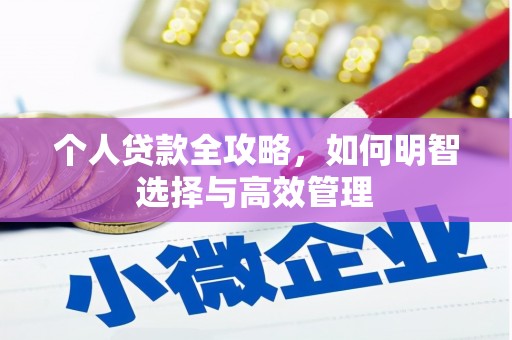 孝感个人贷款全攻略，如何明智选择与高效管理