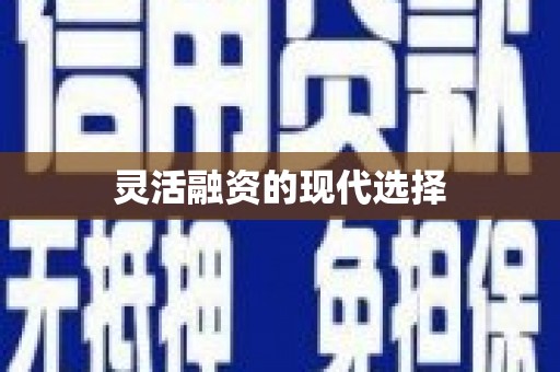 霍州灵活融资的现代选择