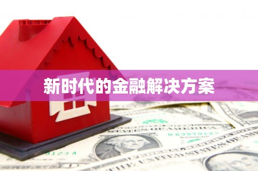 寿丰新时代的金融解决方案