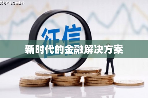 新民新时代的金融解决方案